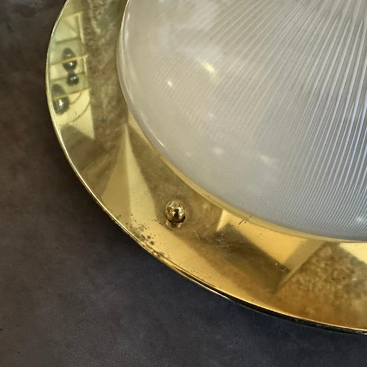 Coppia di plafoniere in stile Luigi Caccia Dominioni, anni '60 11