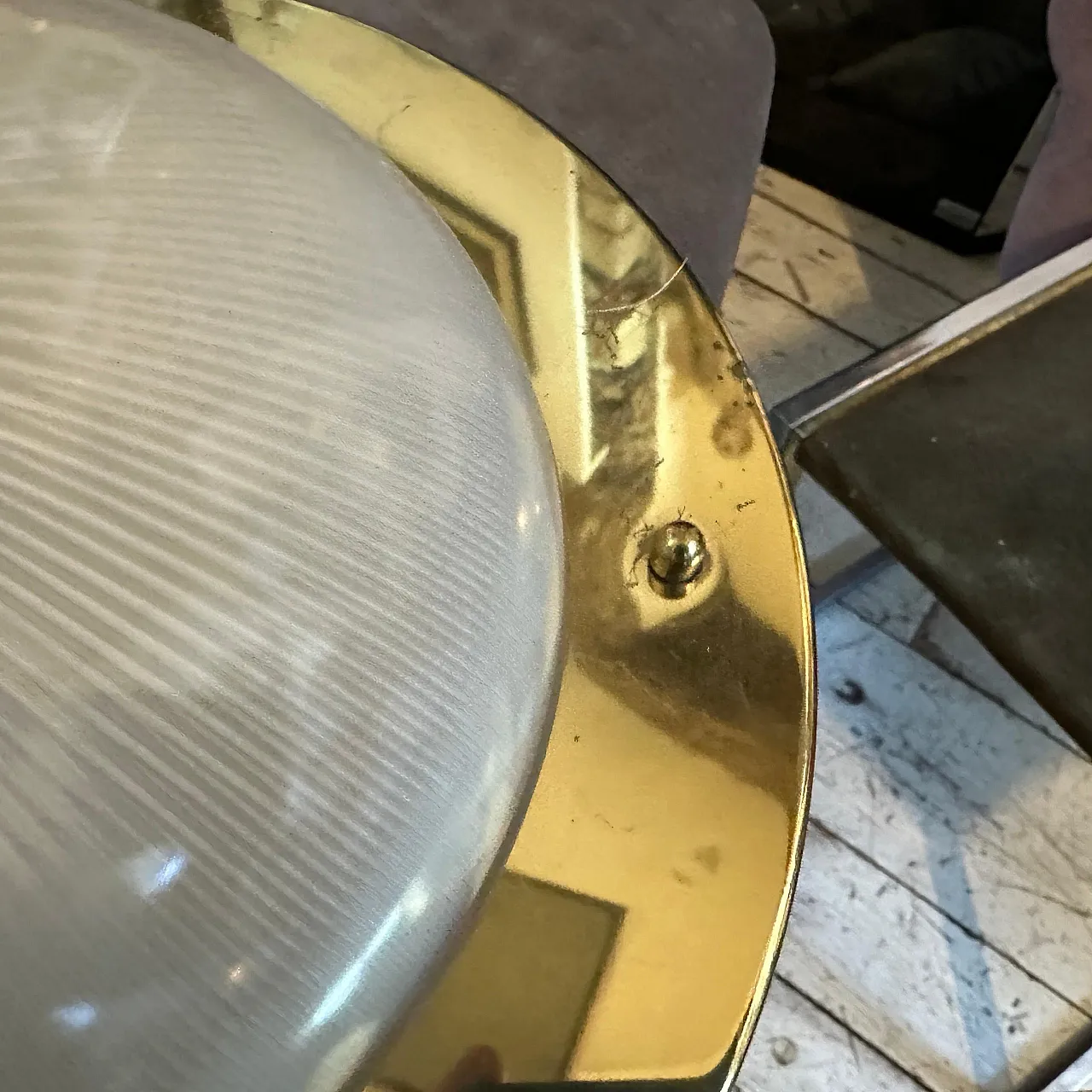 Coppia di plafoniere in stile Luigi Caccia Dominioni, anni '60 12