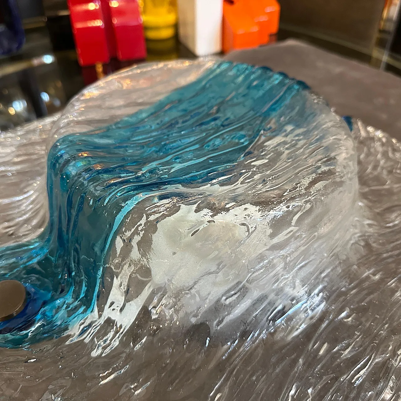 Applique in vetro Corteccia di Toni Zuccheri per Venini, anni '70 12