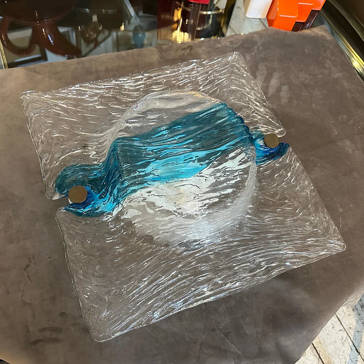 Applique in vetro Corteccia di Toni Zuccheri per Venini, anni '70 13