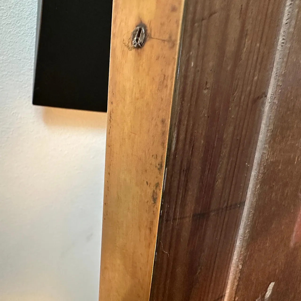 Specchio da parete in ottone in stile Gio Ponti, anni '50 14