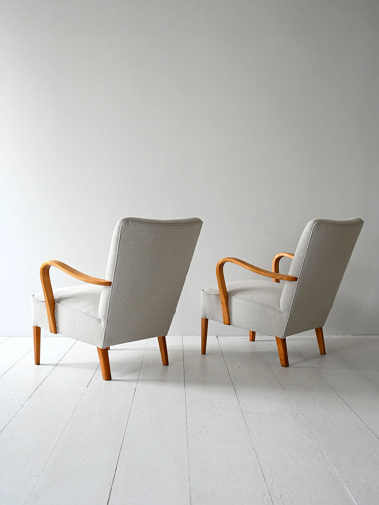 Pair of Scandinavian armchairs, 1950s 3