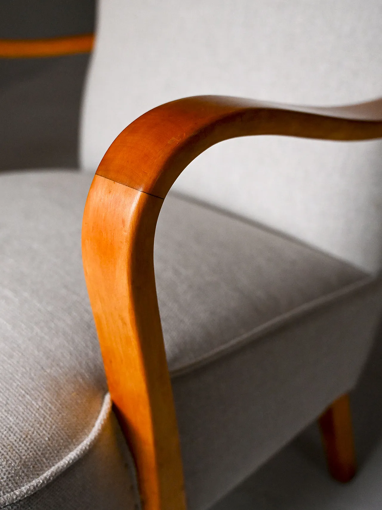 Pair of Scandinavian armchairs, 1950s 8