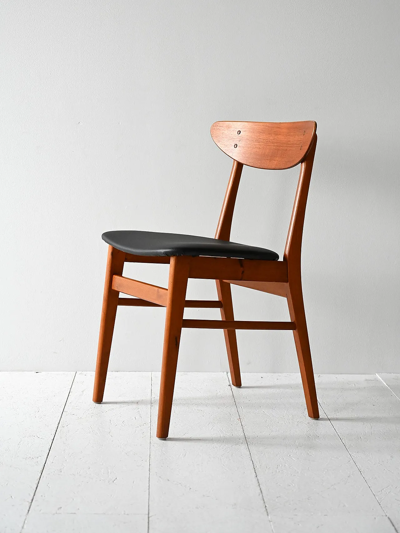 4 Teak Farsrup Danish chairs, 60s 3