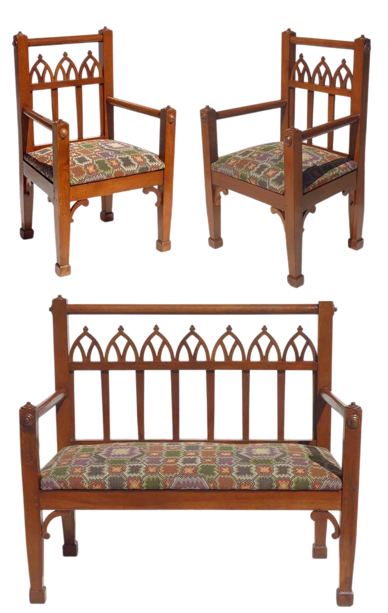 Divano e poltrone secessionisti, primo '900 25