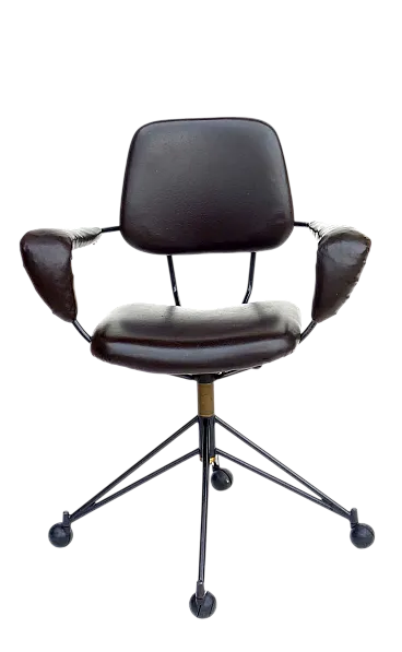 Sedia da scrivania girevole di Gastone Rinaldi per Rima, anni '50