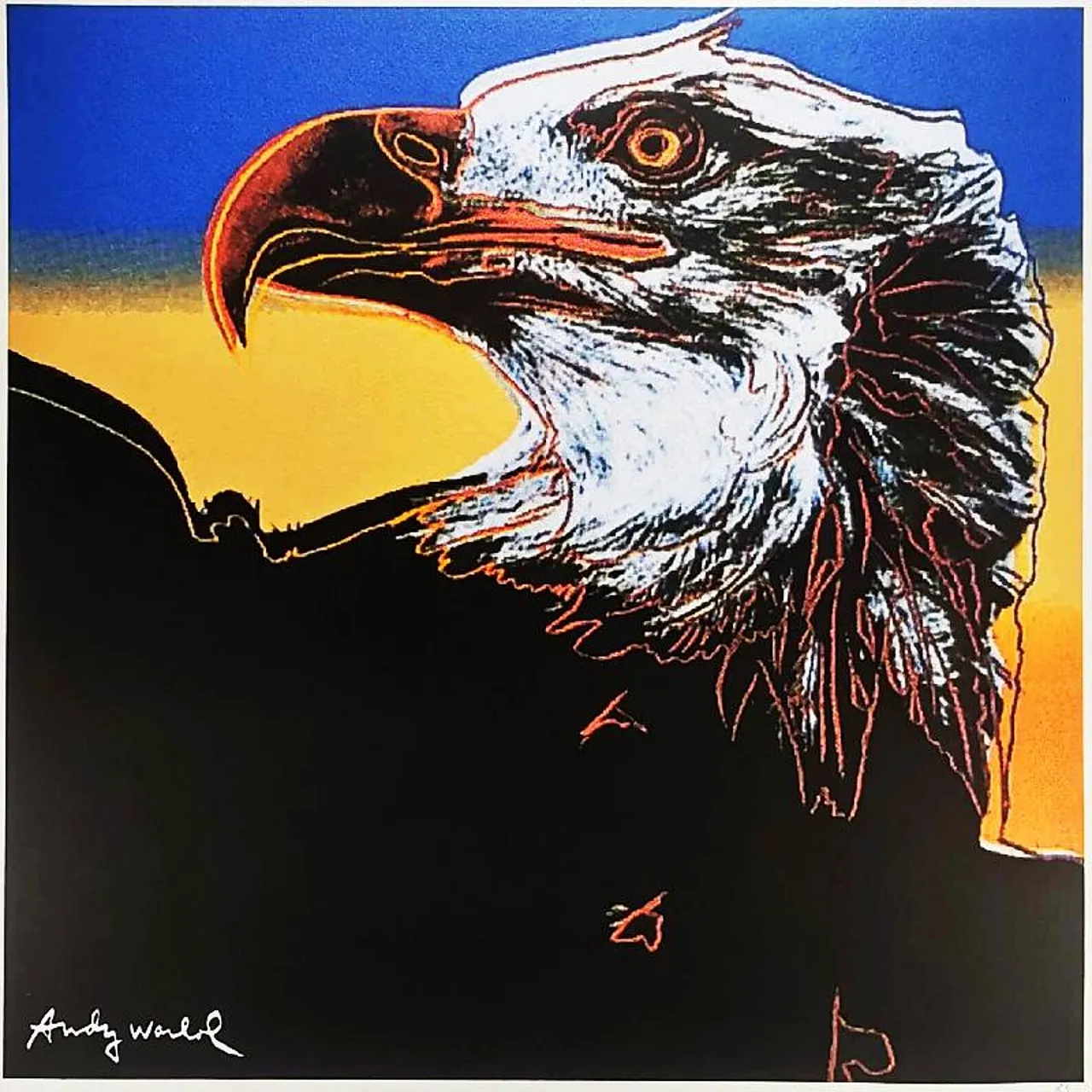 Eagle, litografia di Andy Warhol per CMOA, anni '80 1