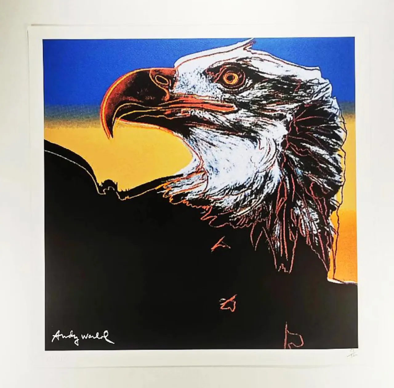 Eagle, litografia di Andy Warhol per CMOA, anni '80 8