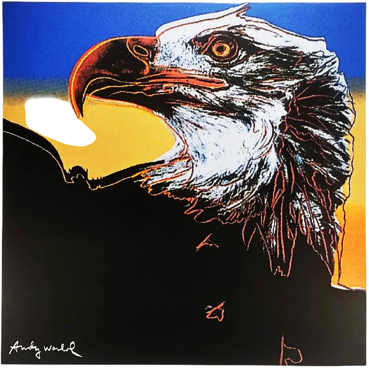 Eagle, litografia di Andy Warhol per CMOA, anni '80 9