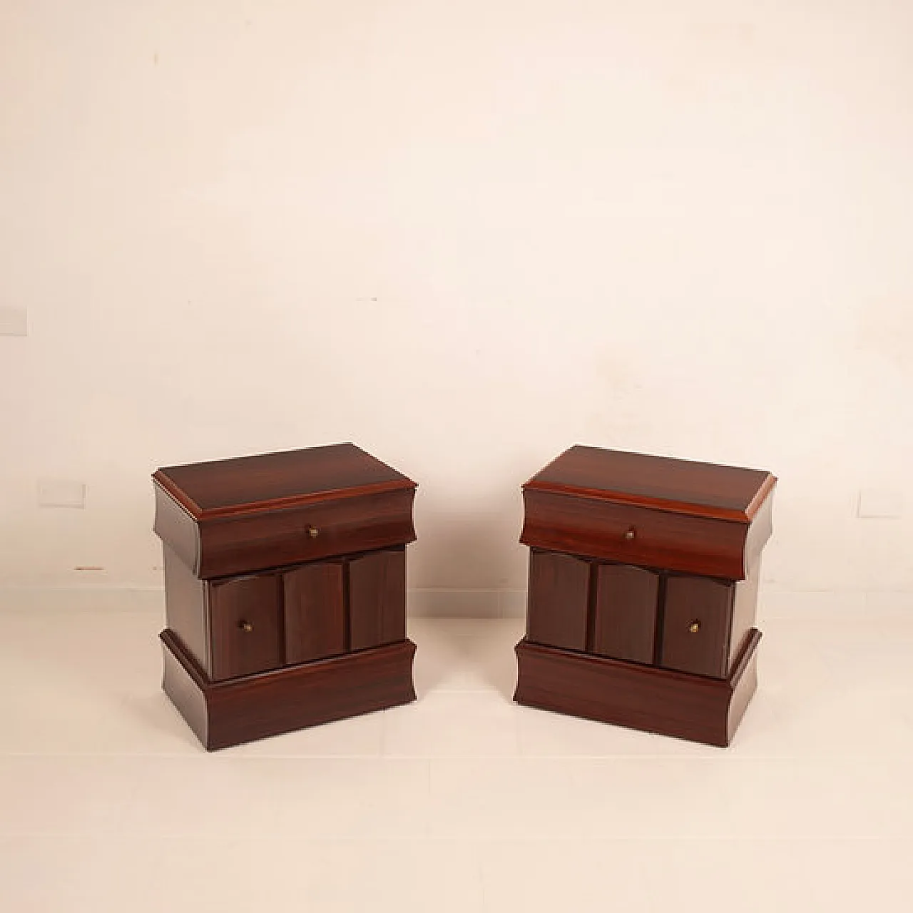 Coppia di comodini Tartaro Scultura 99, anni '60 6