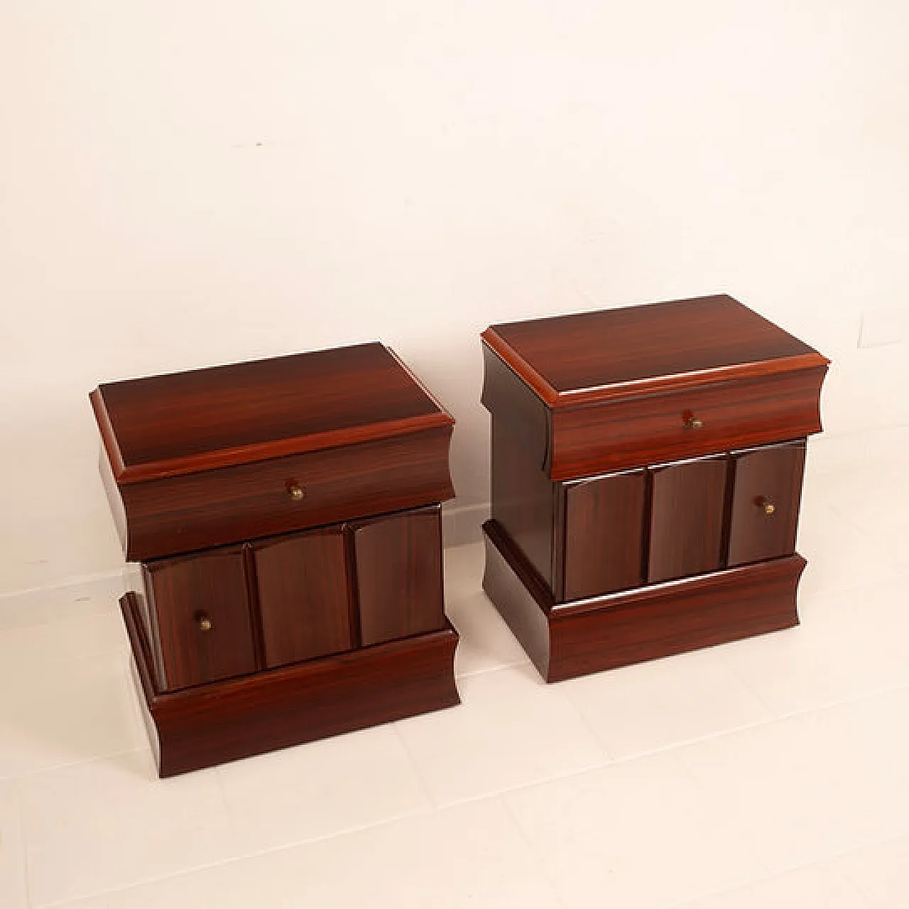 Coppia di comodini Tartaro Scultura 99, anni '60 13