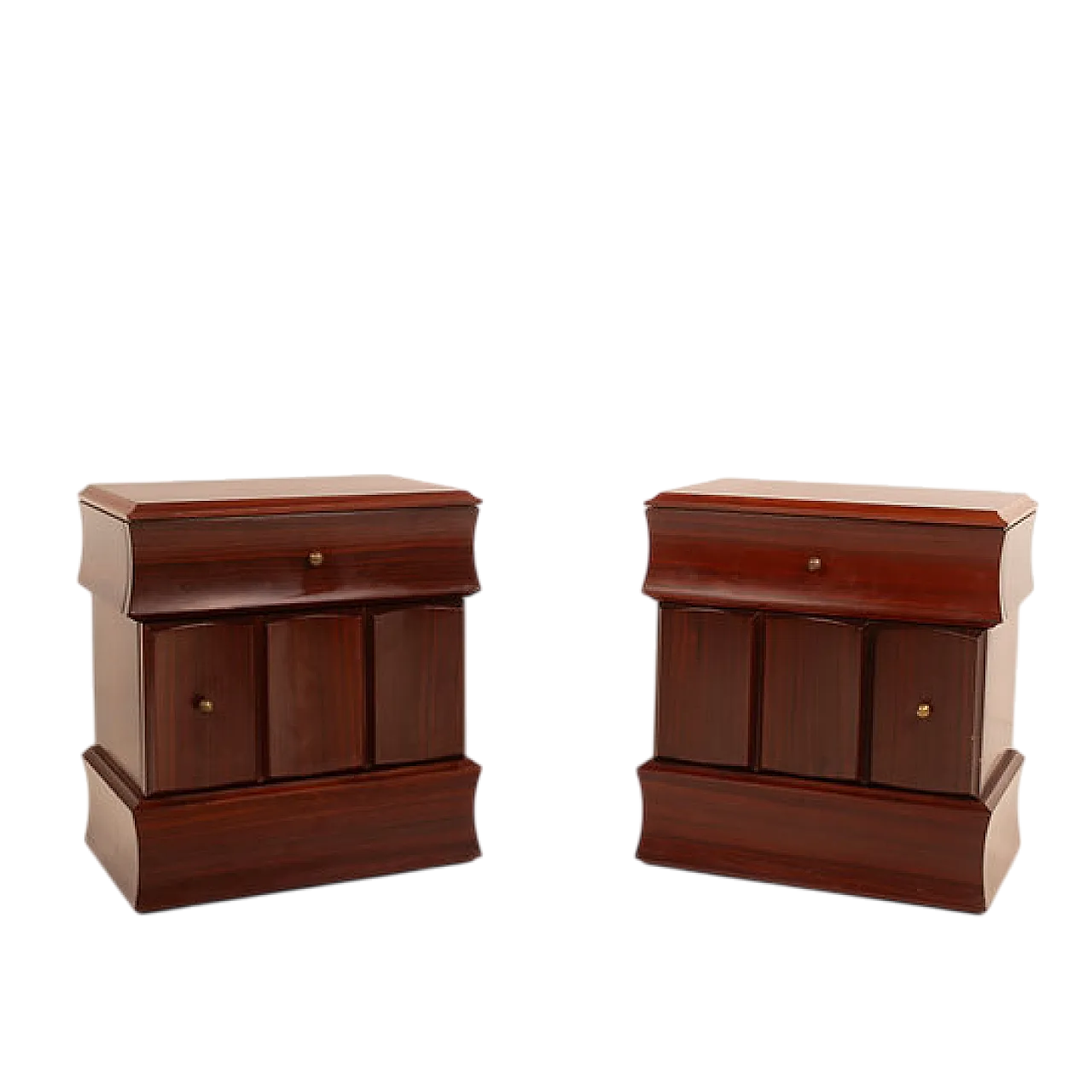 Coppia di comodini Tartaro Scultura 99, anni '60 14