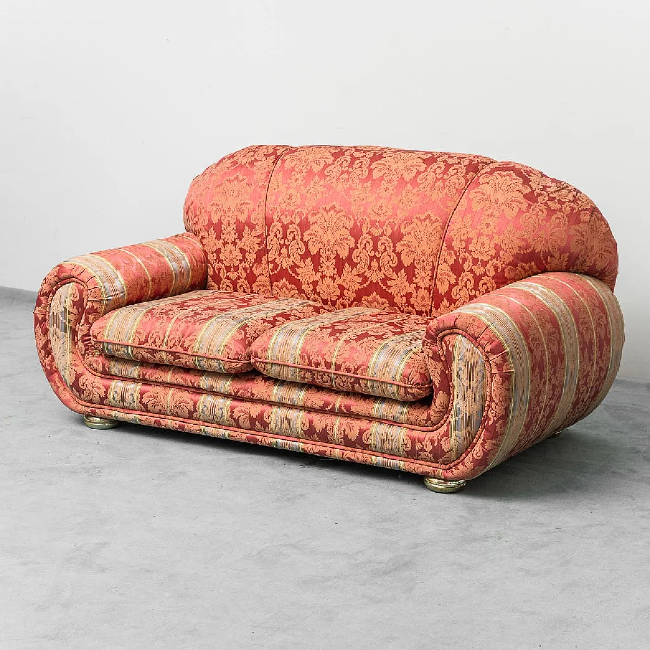 2 seats in fabric with fantasy, 50s 1