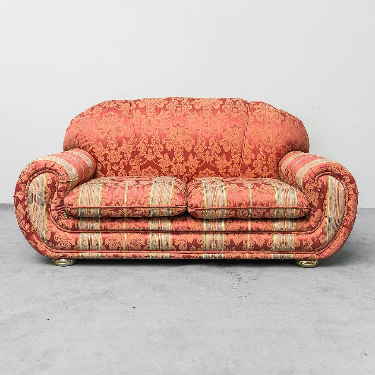 2 seats in fabric with fantasy, 50s 3