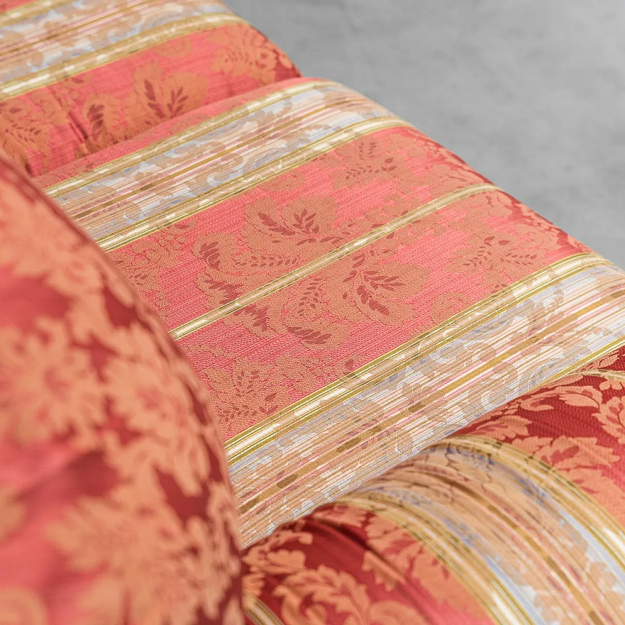 2 seats in fabric with fantasy, 50s 6