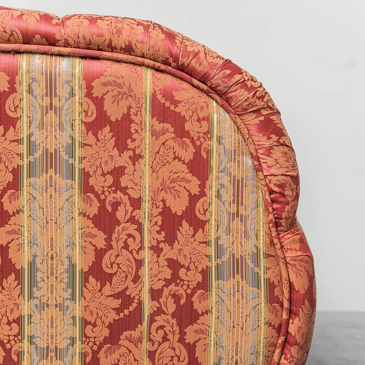 2 seats in fabric with fantasy, 50s 9