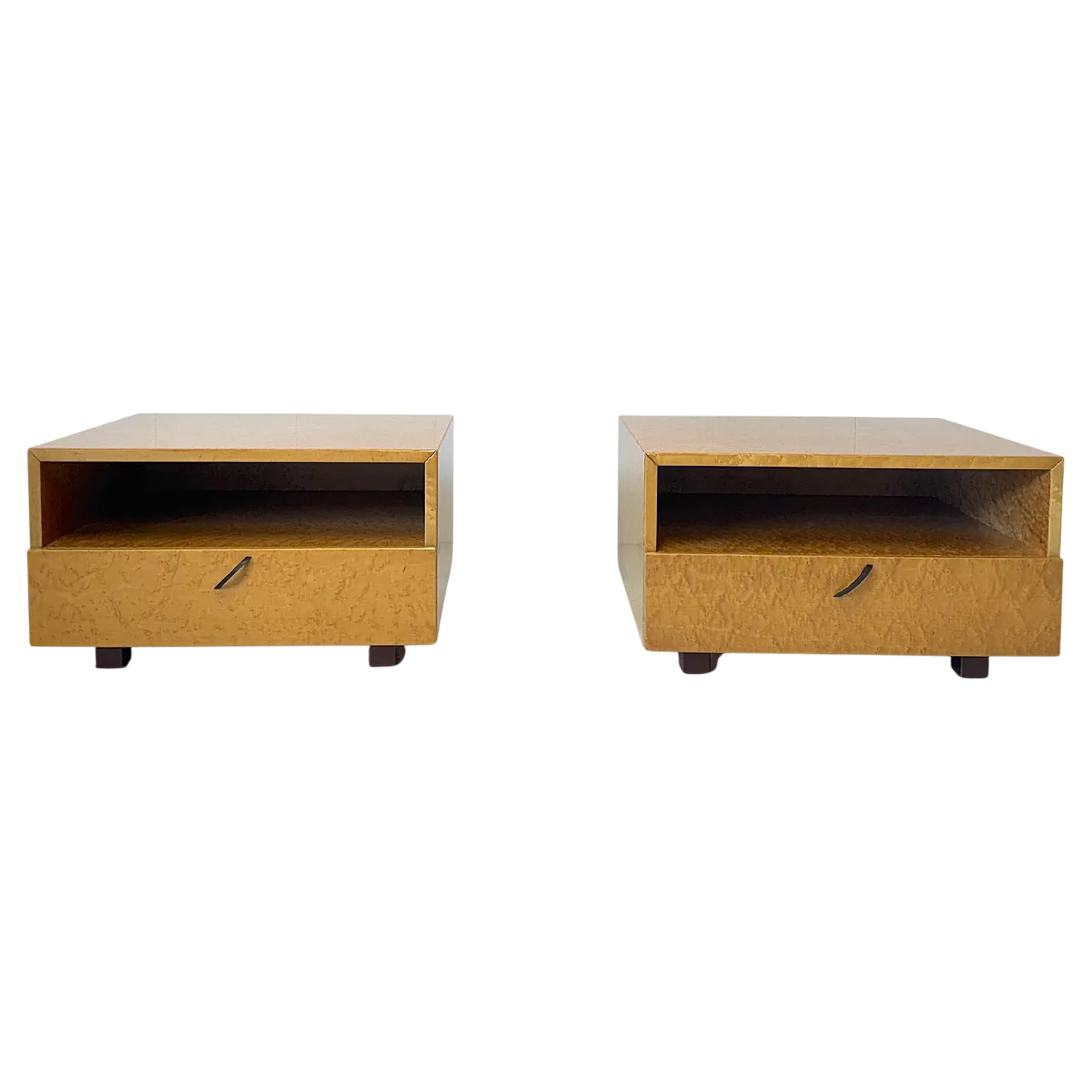 Pair of bedside tables by Giovanni Offredi for Saporiti, 1980s 19