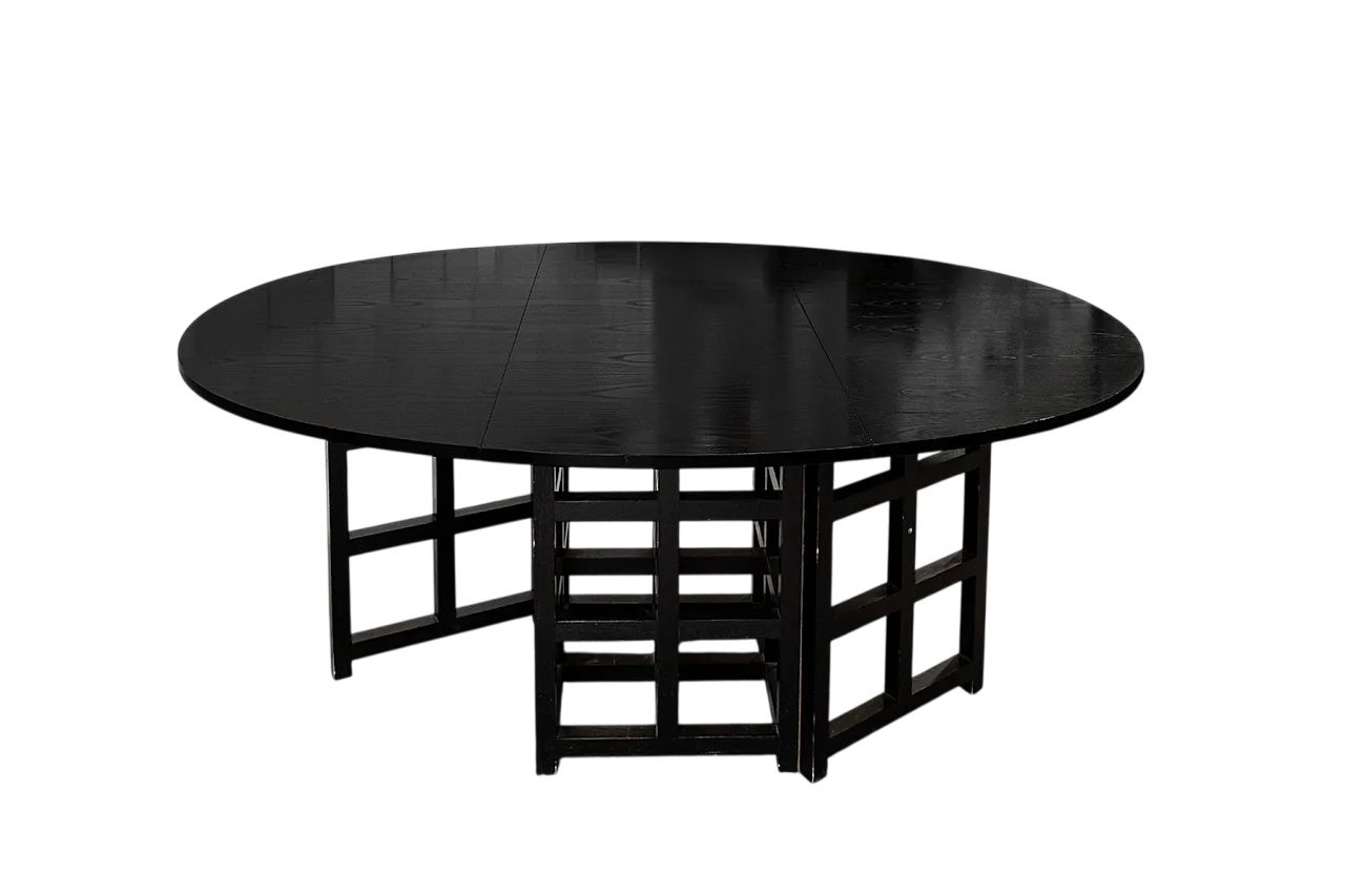 DS1 oval table by Charles Rennie Mackintosh for Cassina, 1970s 5