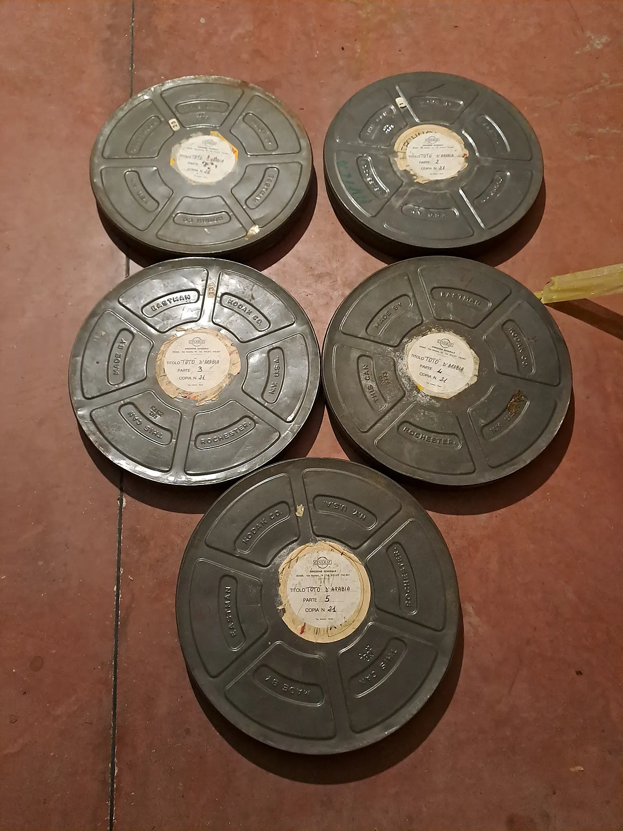 4 film pellicola 35 mm Cinemascope, anni '50 11