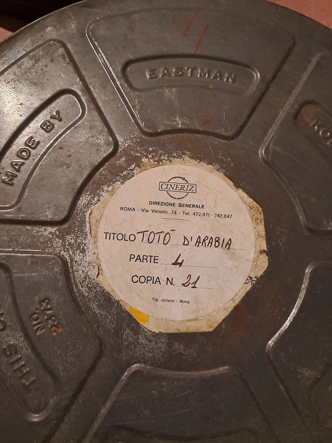 4 film pellicola 35 mm Cinemascope, anni '50 15