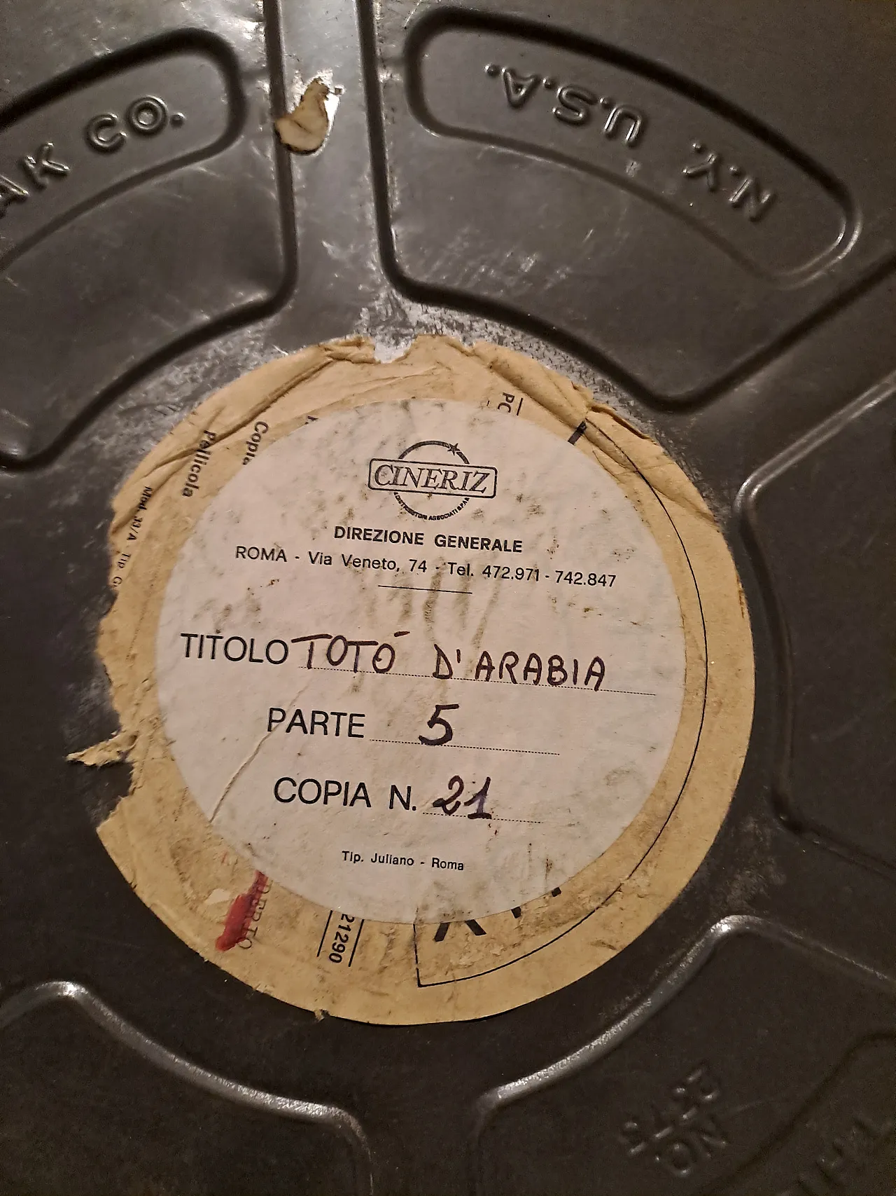 4 film pellicola 35 mm Cinemascope, anni '50 16