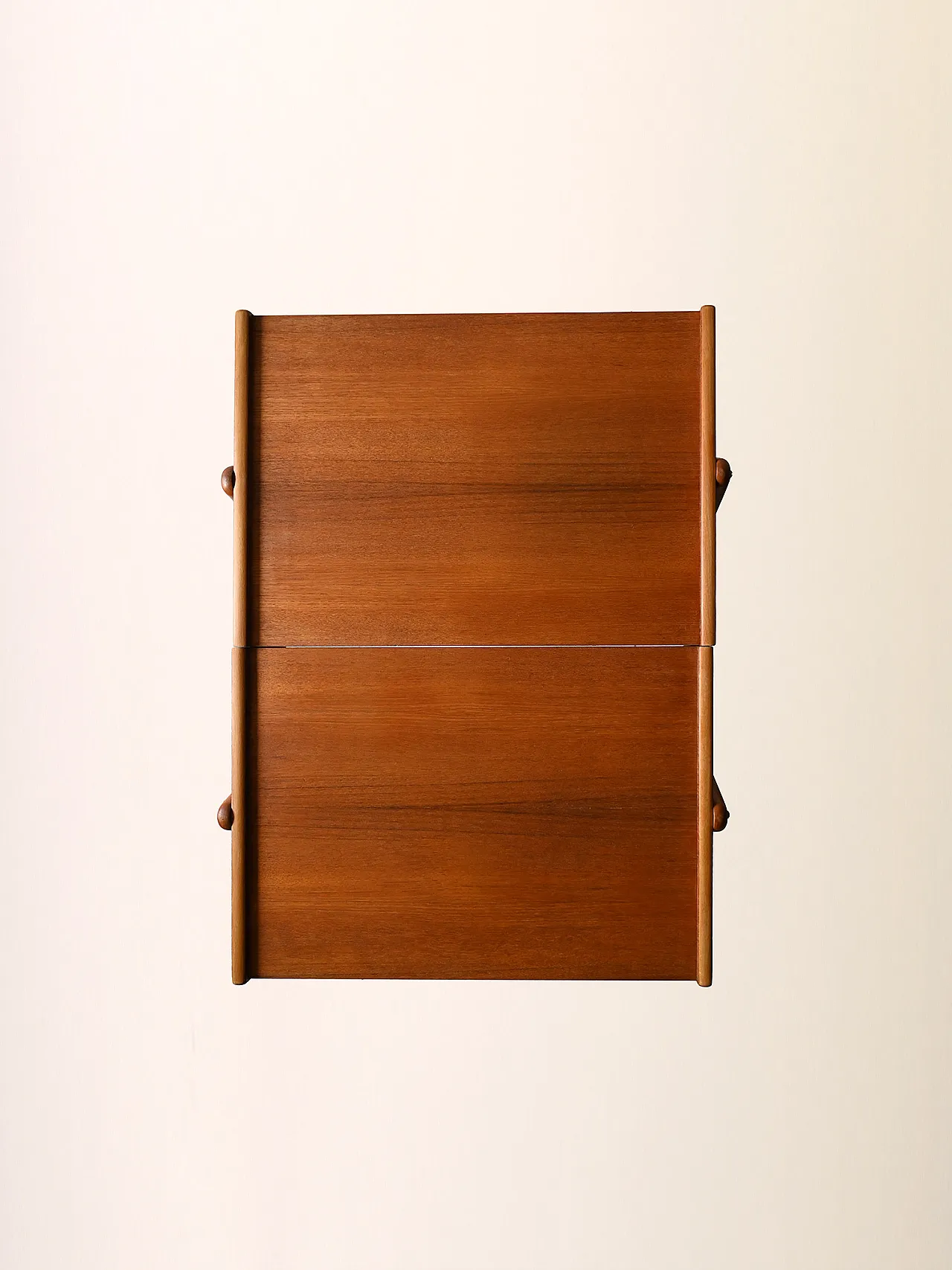 Pair of Scandinavian teak bedside tables,.60s 10