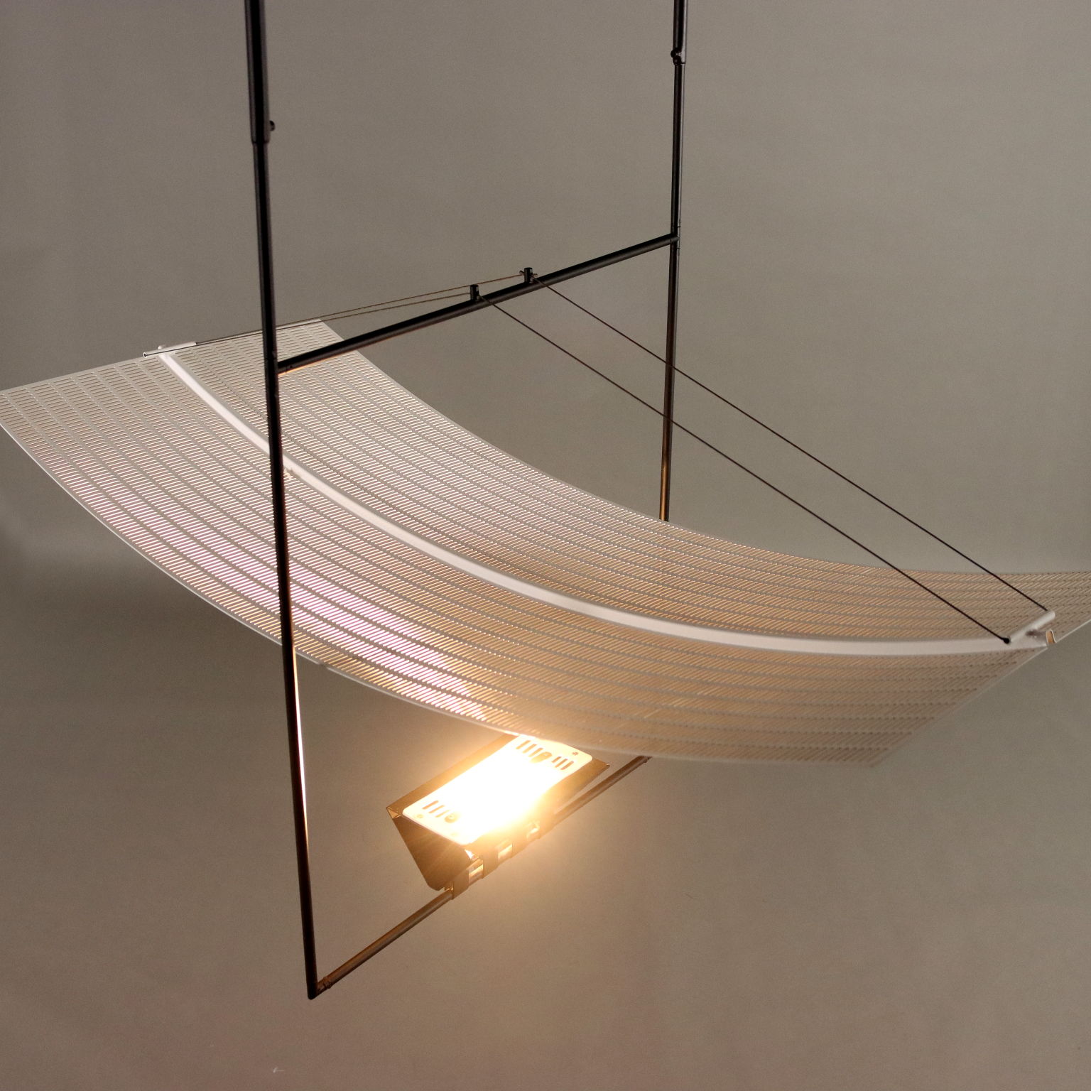 Artemide Zefiro Lamp by Mario Botta in metal, 1980s | intOndo