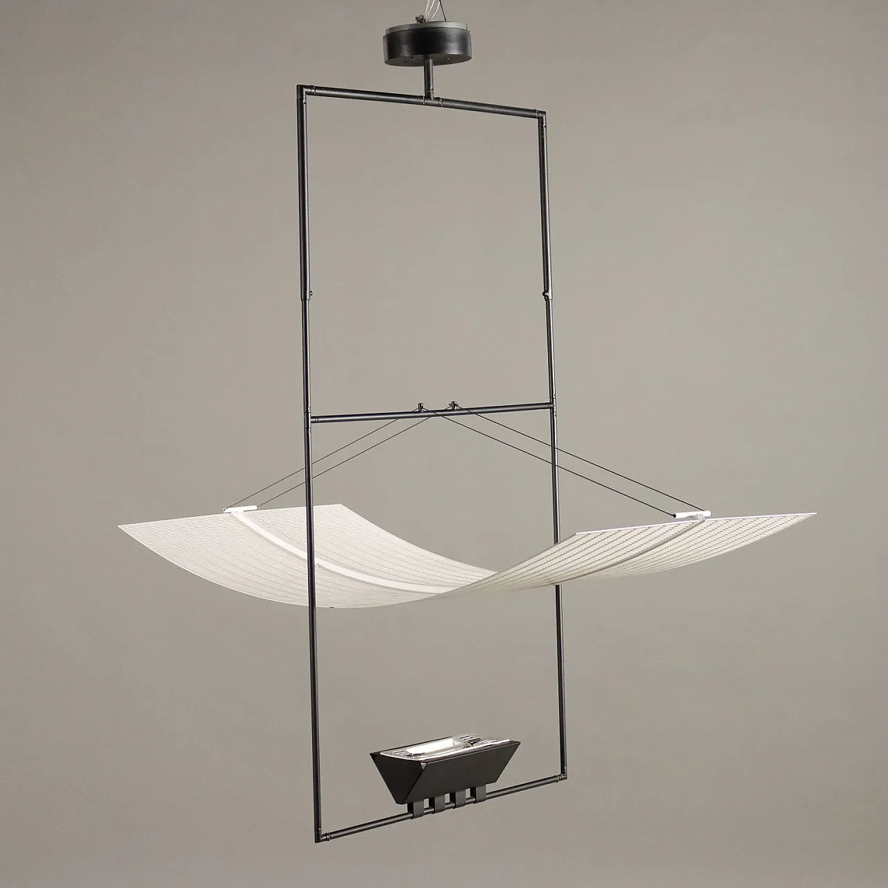 Artemide Zefiro Lamp by Mario Botta in metal, 1980s 5