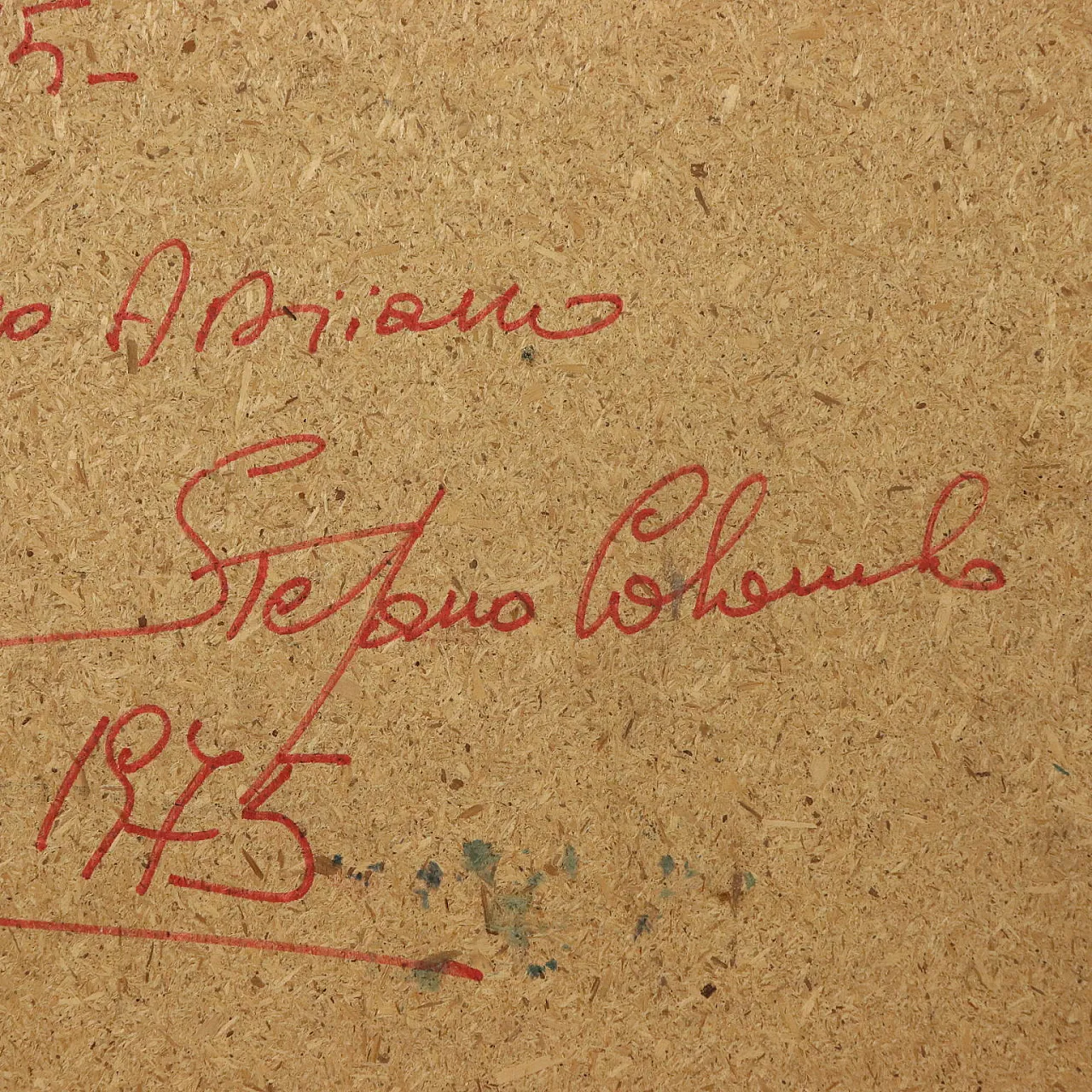 Bas-relief by Stefano Colombo, mixed media, 1970s 8