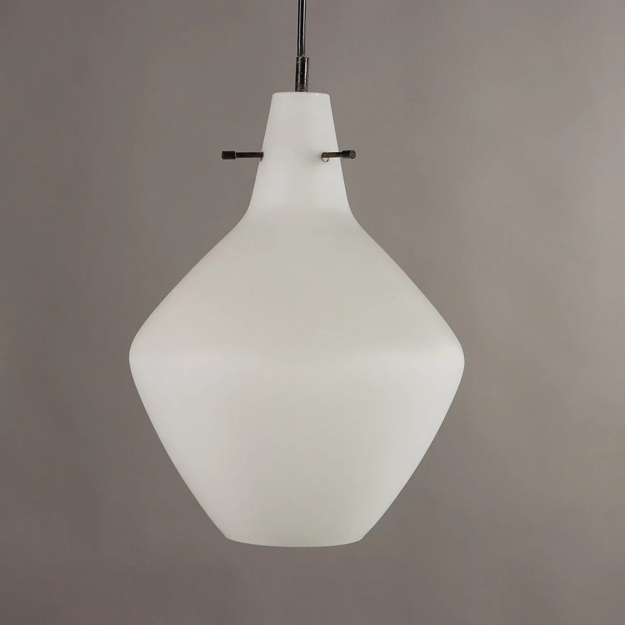 Glass ceiling lamp, 1960s 5