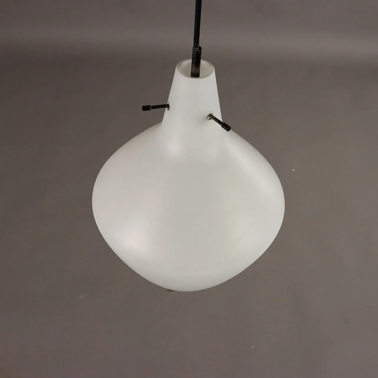 Glass ceiling lamp, 1960s 6