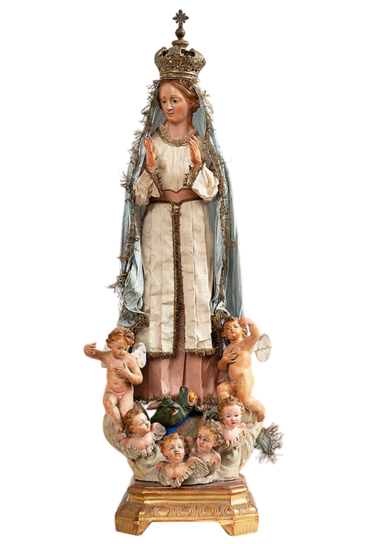 Neapolitan sculpture depicting "Madonna Immacolata", 19th c. 7