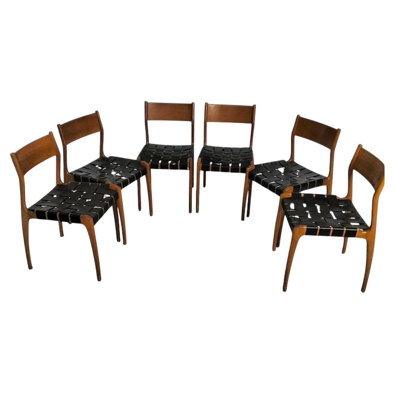 6 sedie modello 993 dello Studio TiPi per Montina, anni '60 13