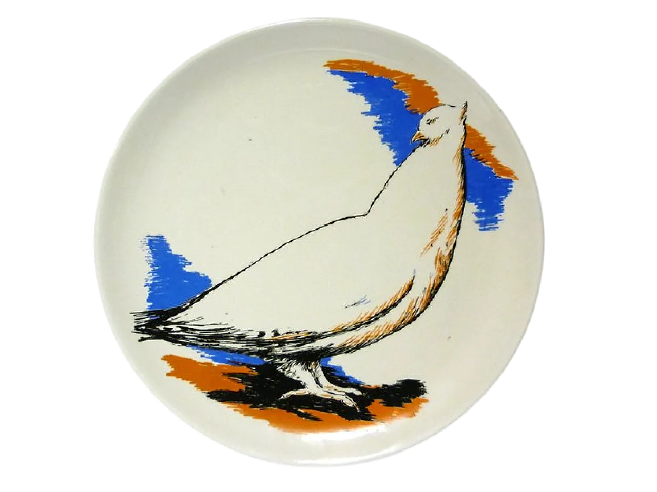 Piatto di Domenico Purificato per Centro D'Arte Mercurio, anni '70 5