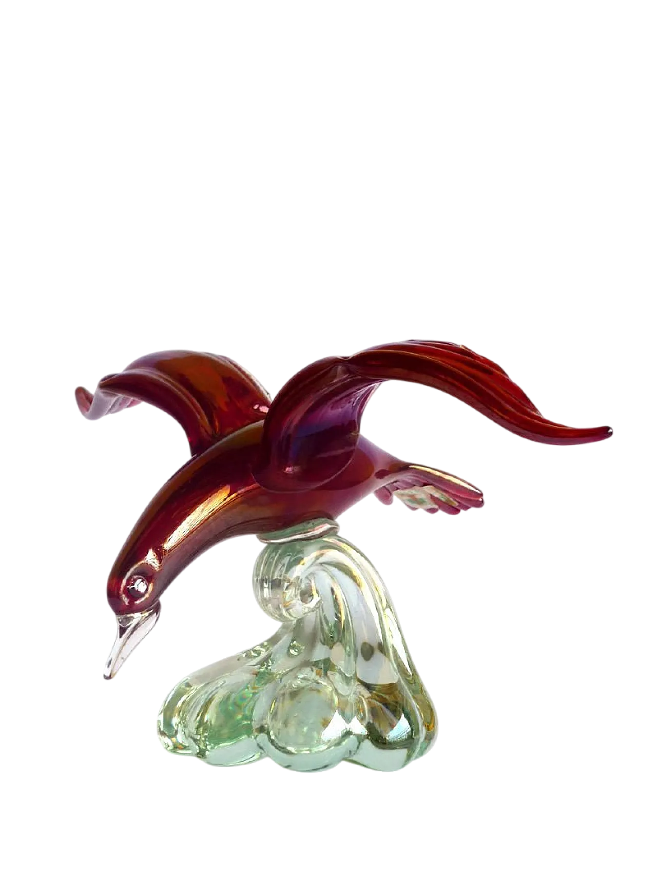 Uccellino in vetro di Murano di Alfredo Barbini per Pauly & C, anni '40 11