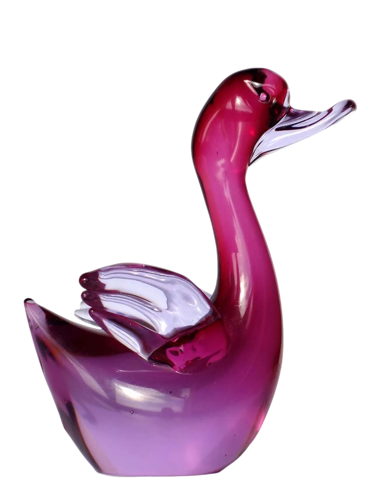 Scultura Uccello in vetro di Murano di Archimede Seguso, anni '50 5