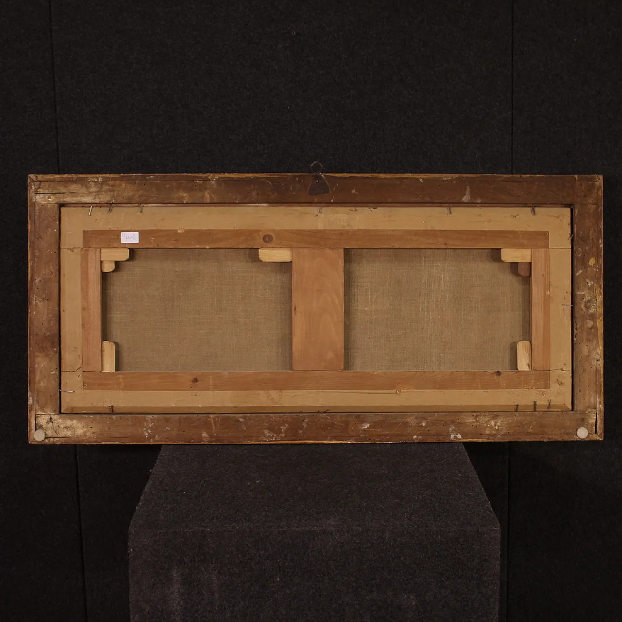 Ancient landscape painting with 17th century goats 14