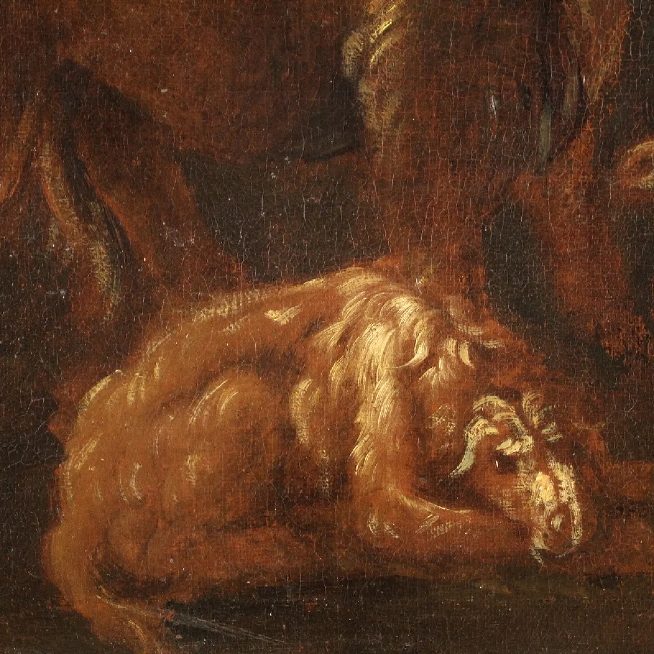 Rosa da Tivoli style,Landscape and animals, oil painting, 19th century 13