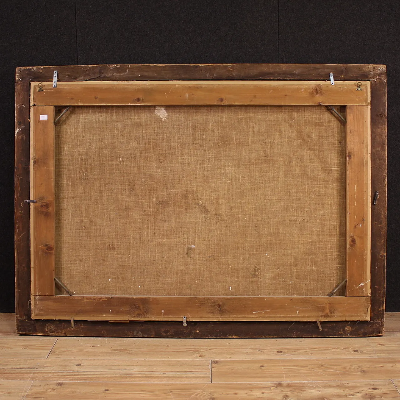 Mare in tempesta, grande dipinto ad olio su tela, metà ‘600 10