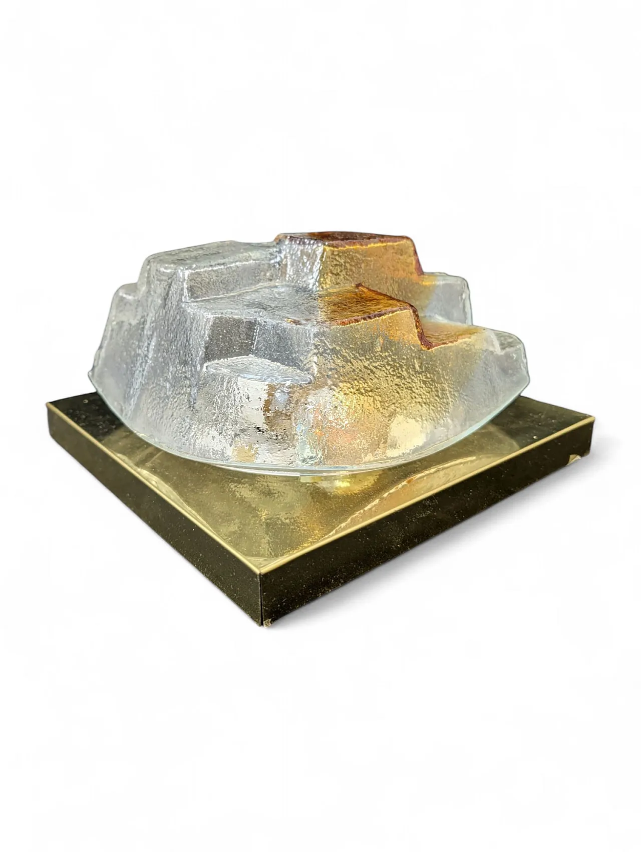 Coppia di applique in vetro di murano in stile T. Zuccheri, anni 70 2