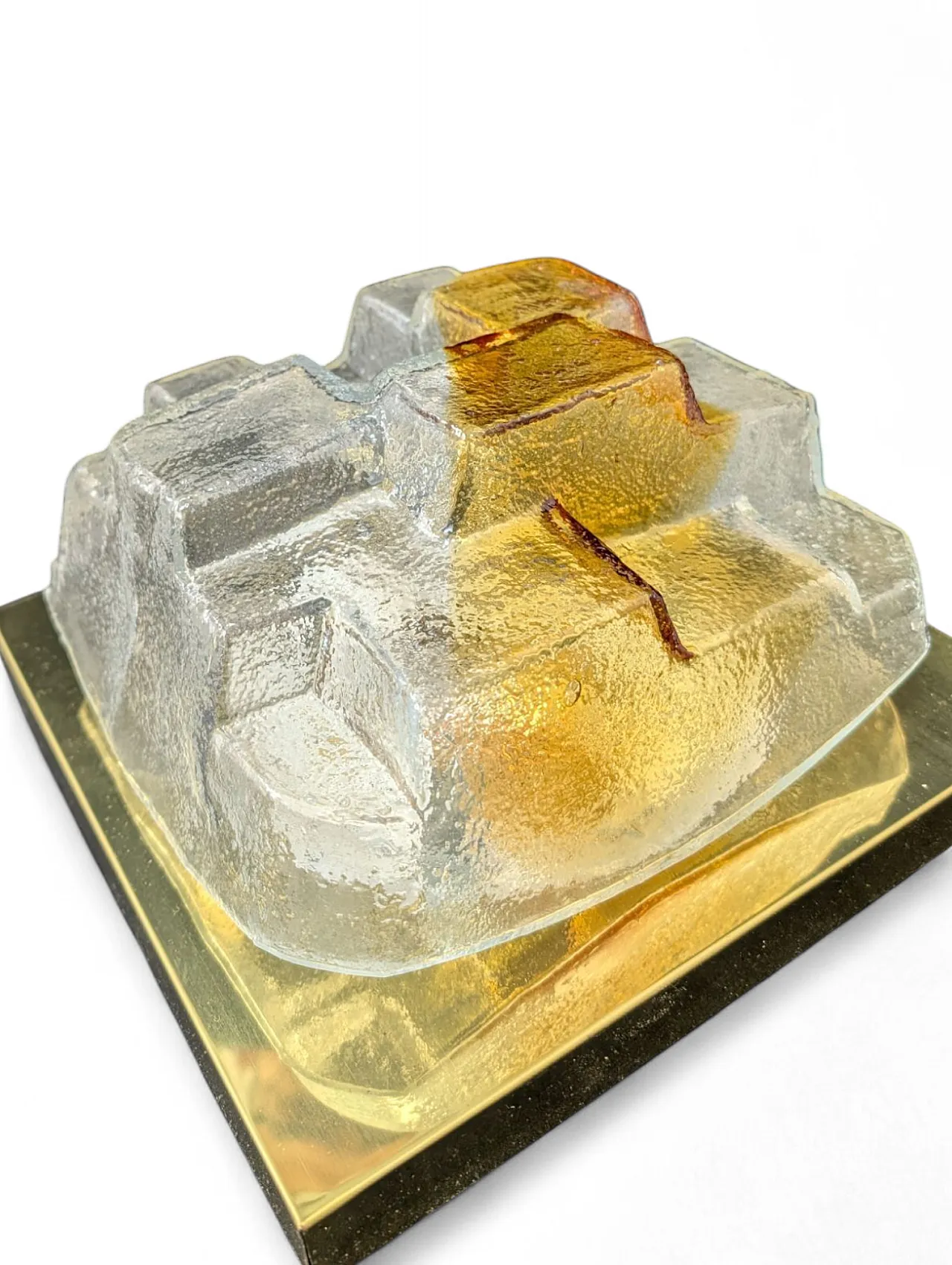 Coppia di applique in vetro di murano in stile T. Zuccheri, anni 70 4