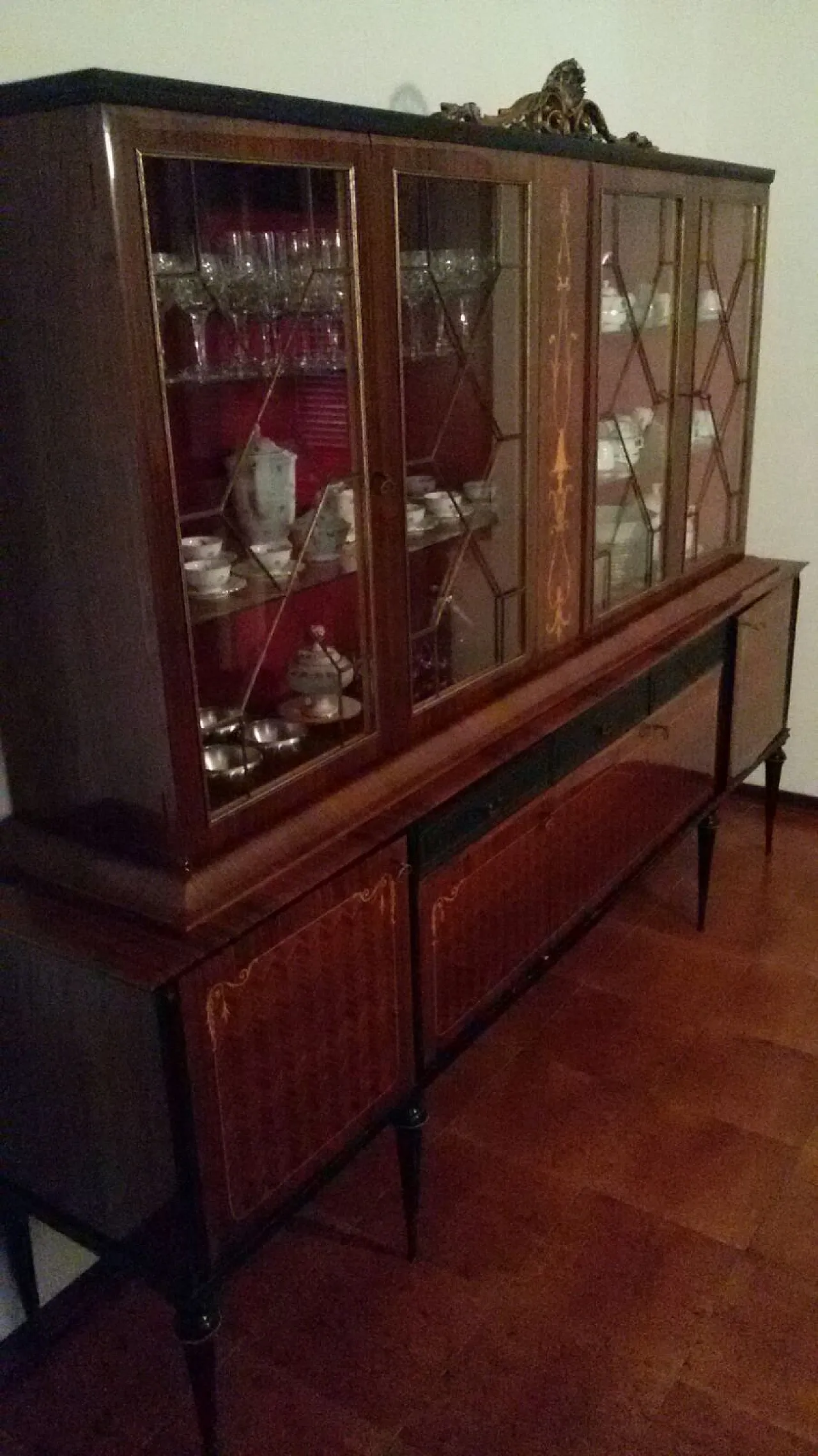 Glass cabinet, 60s 2