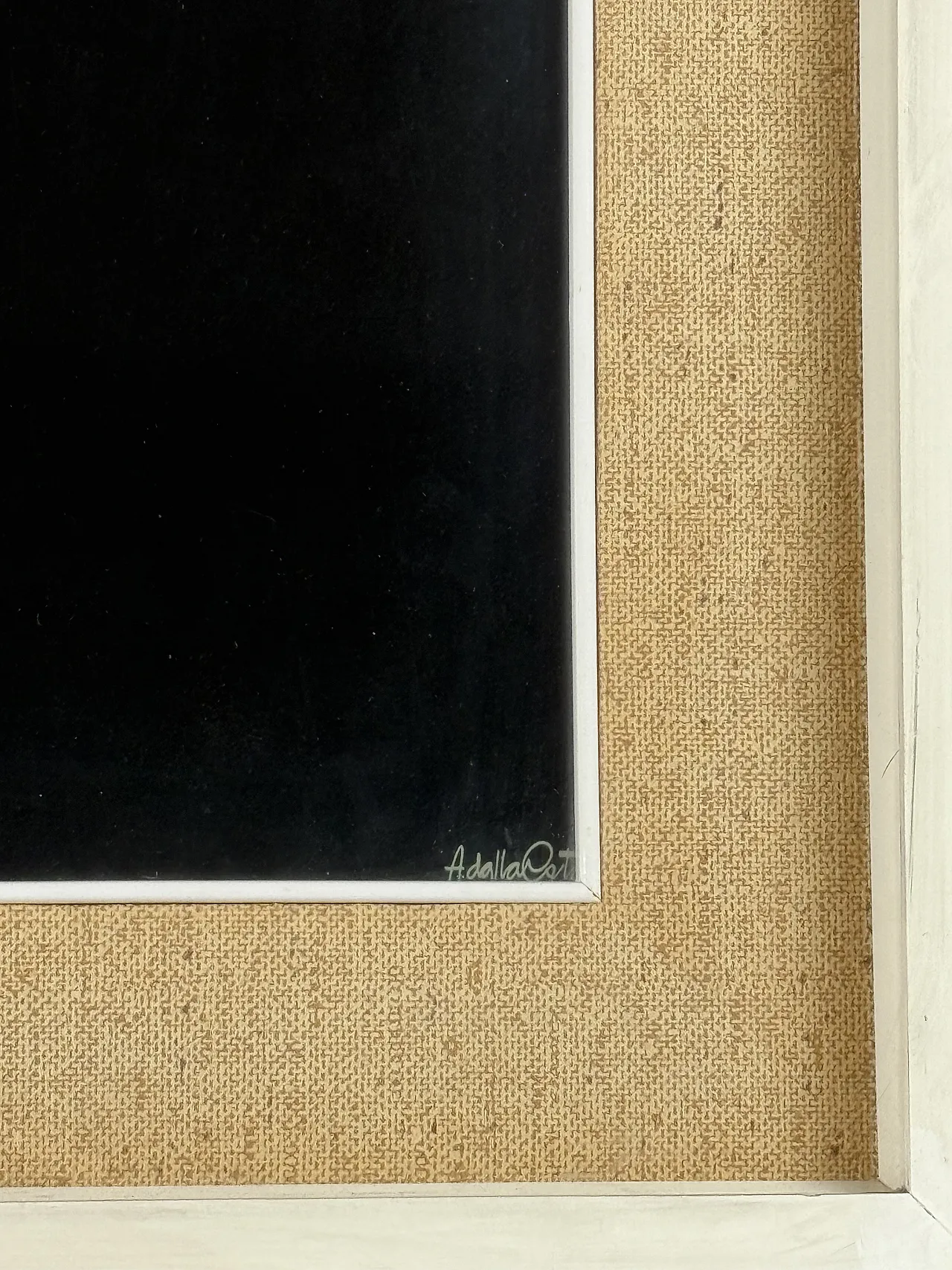 Hamlet from the coast, Original Sierigraph Framed, Milan Italy 1980s 5