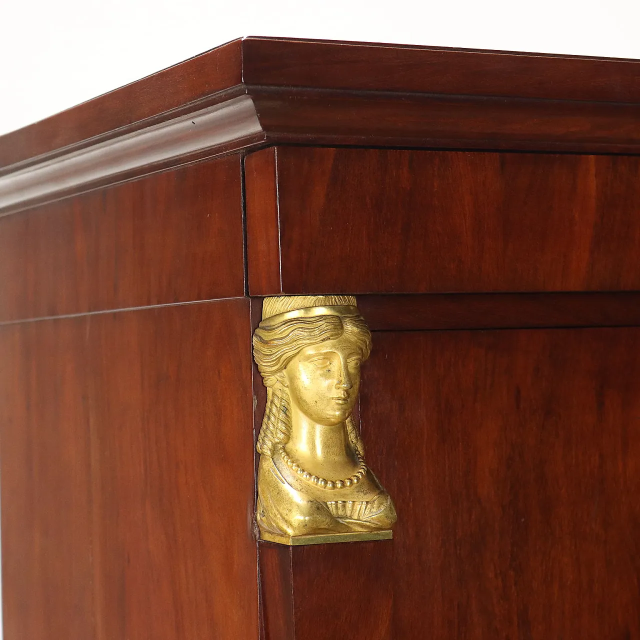 Secretaire Impero in mogano e noce, '800 4