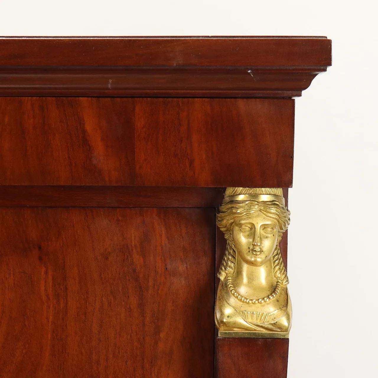 Secretaire Impero in mogano e noce, '800 7