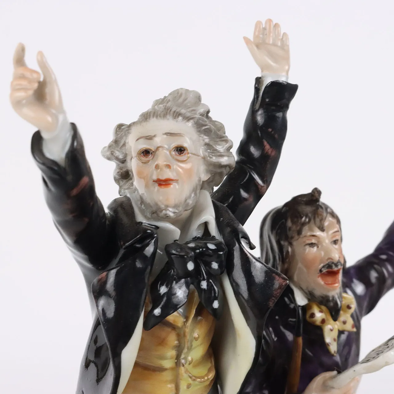 5 Orchestra player sculptures in Rudolstadt porcelain, early 20th century 4