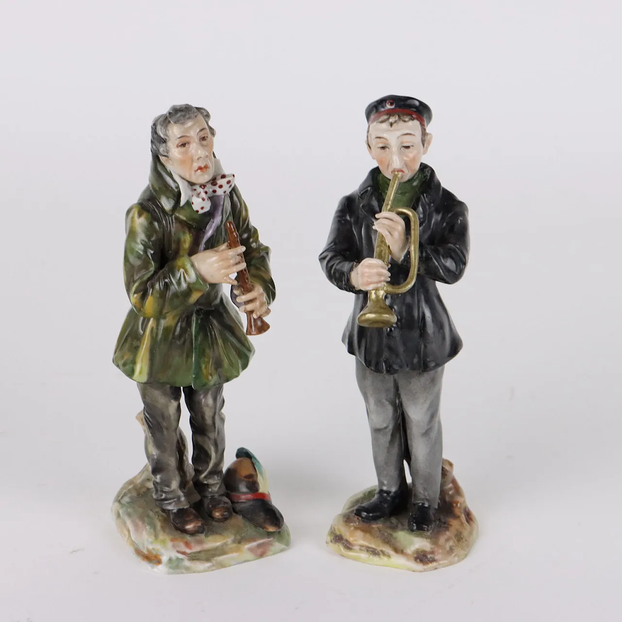 5 Orchestra player sculptures in Rudolstadt porcelain, early 20th century 8