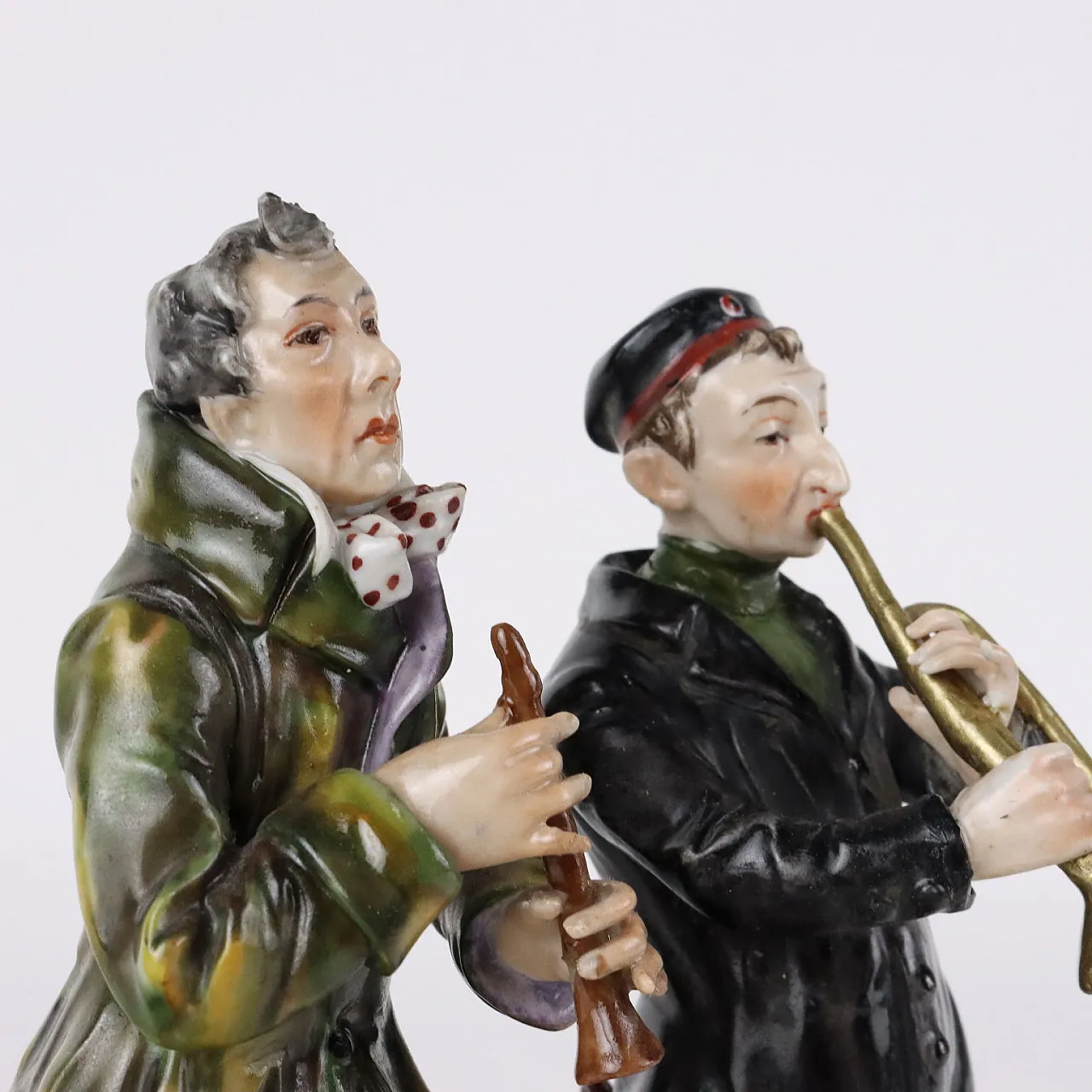 5 Orchestra player sculptures in Rudolstadt porcelain, early 20th century 9