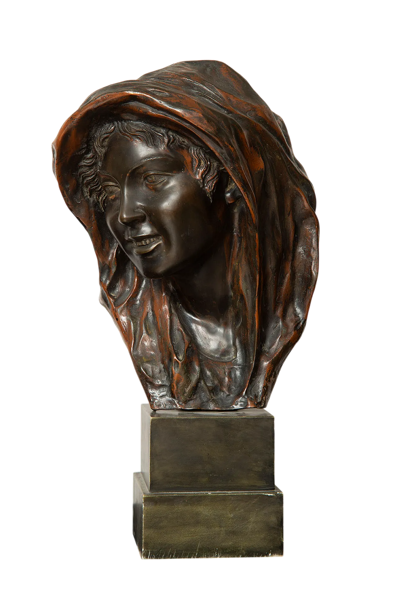 Bronze sculpture depicting Anna signed "Gemito", 20th century 6