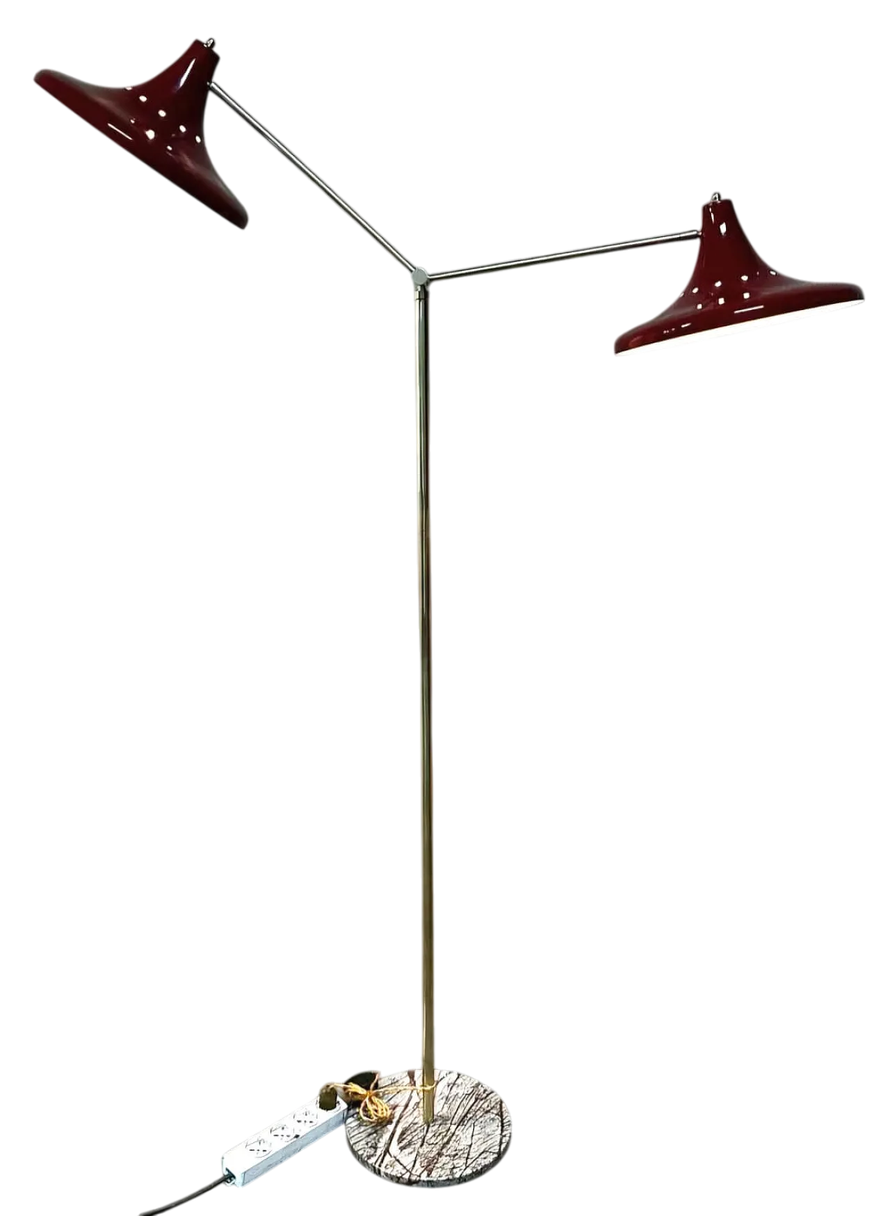 Floor Lamp red, 60s 10